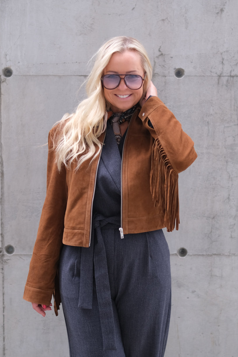 Sue Jacket Goat Suede Sturdy