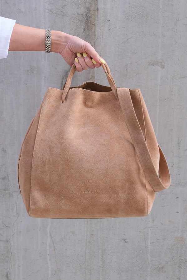 Sac Large Suede Wet Sand