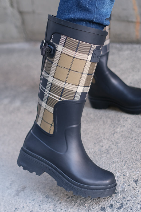 Dena Tall Well Boots Navy
