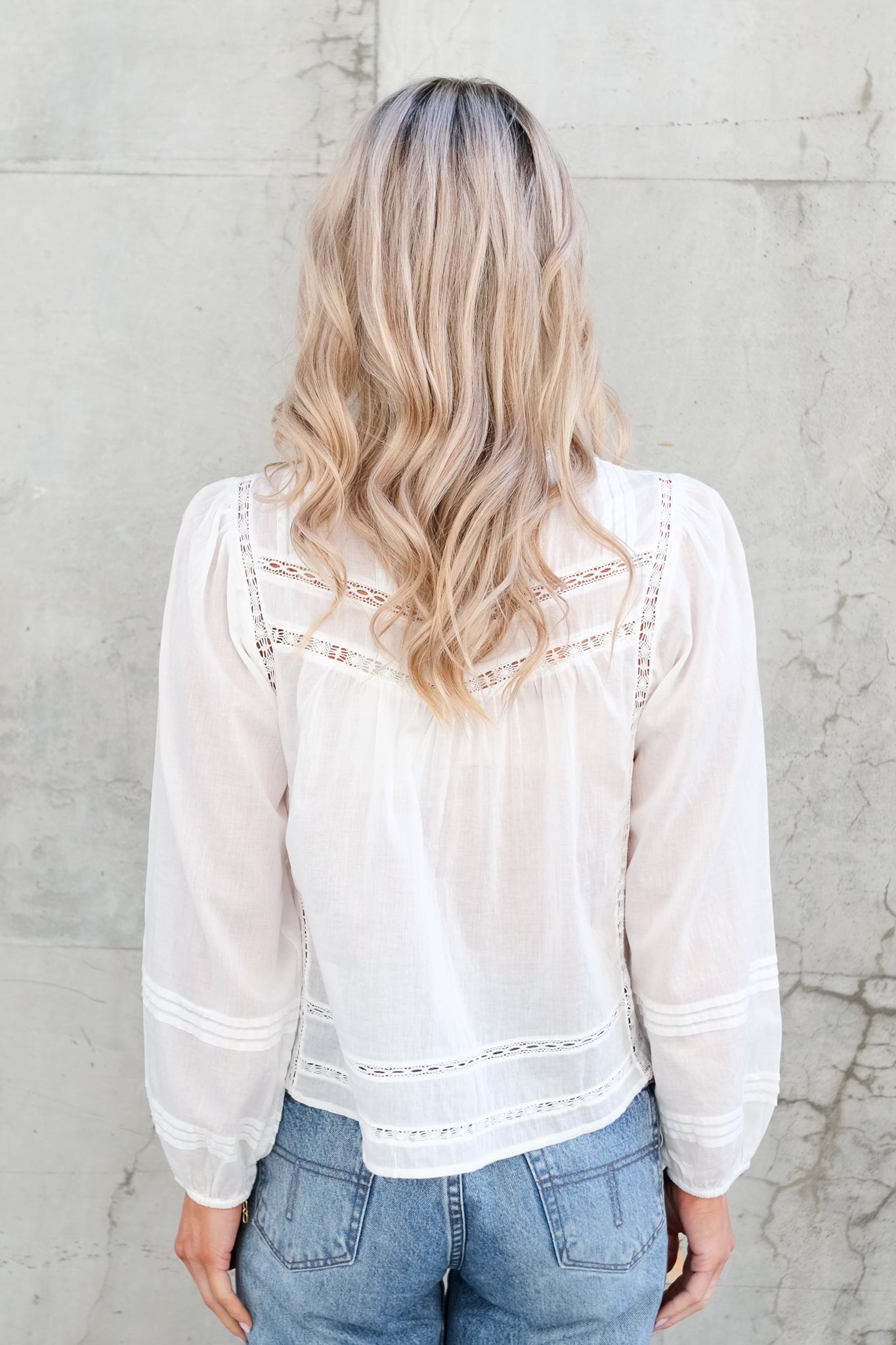 Reyna Blouse White
