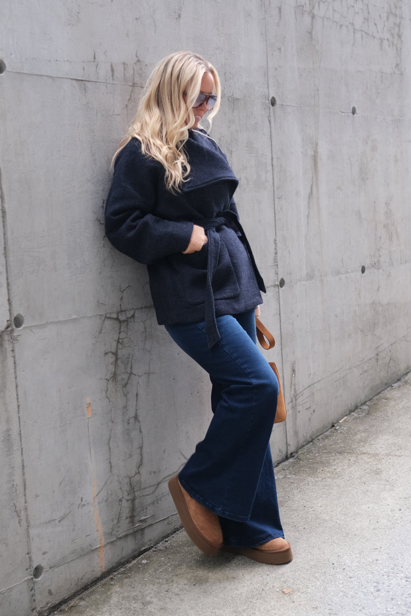 Elvis Coat Bleu Nuit