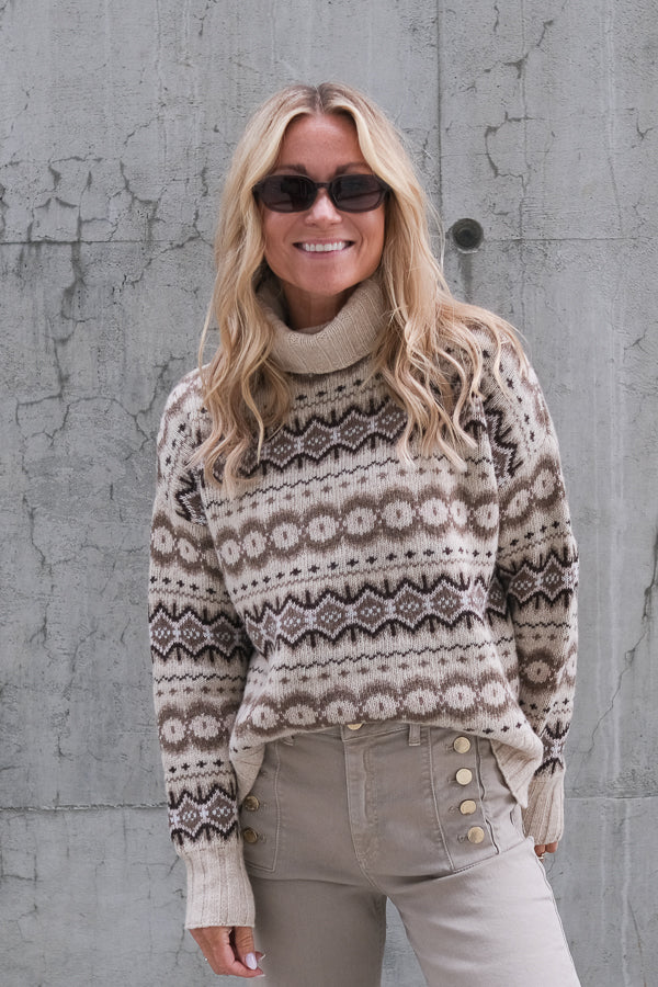 Helen Knitted Jumper Birch Multi