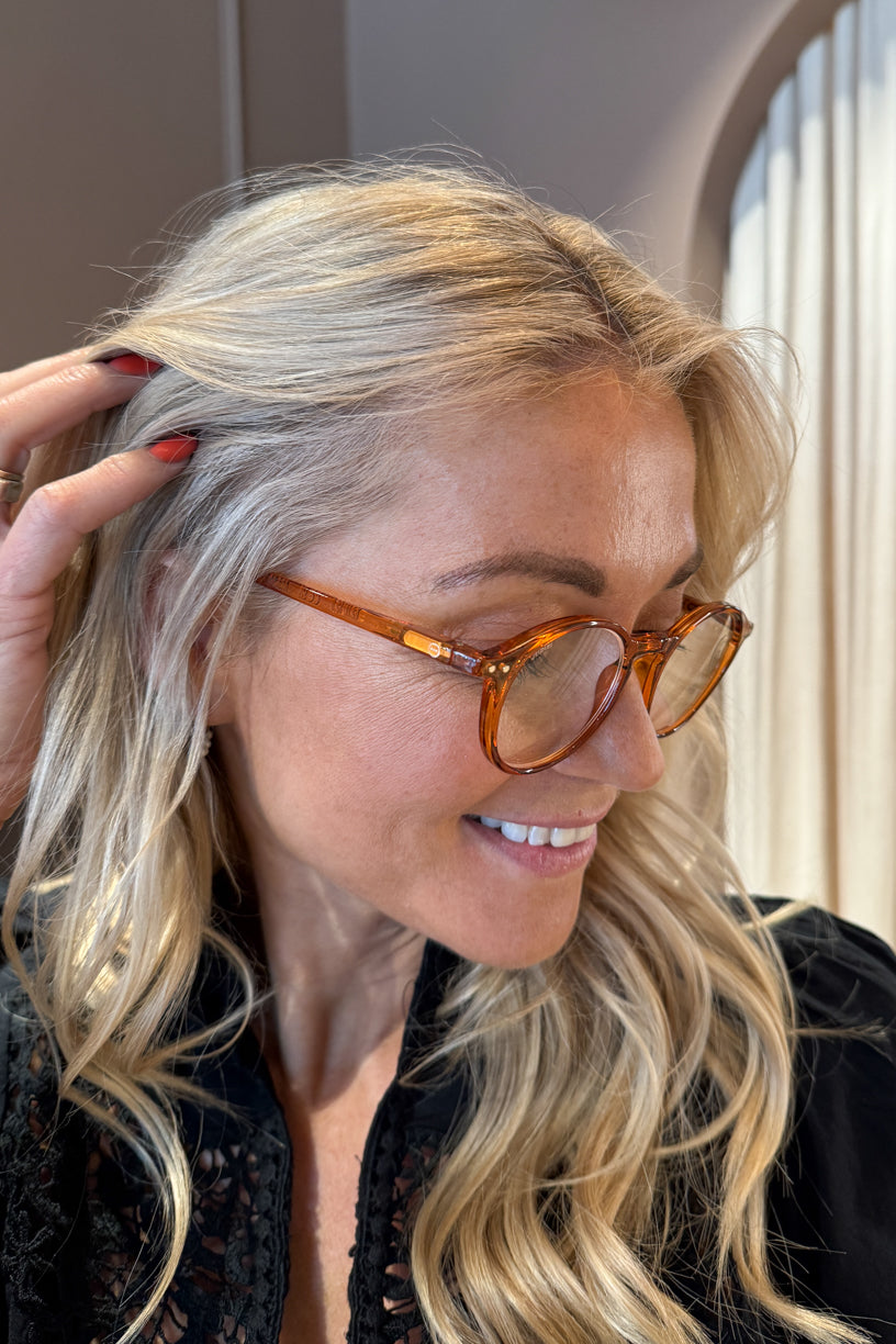 Reading Glasses #D Orange Smash