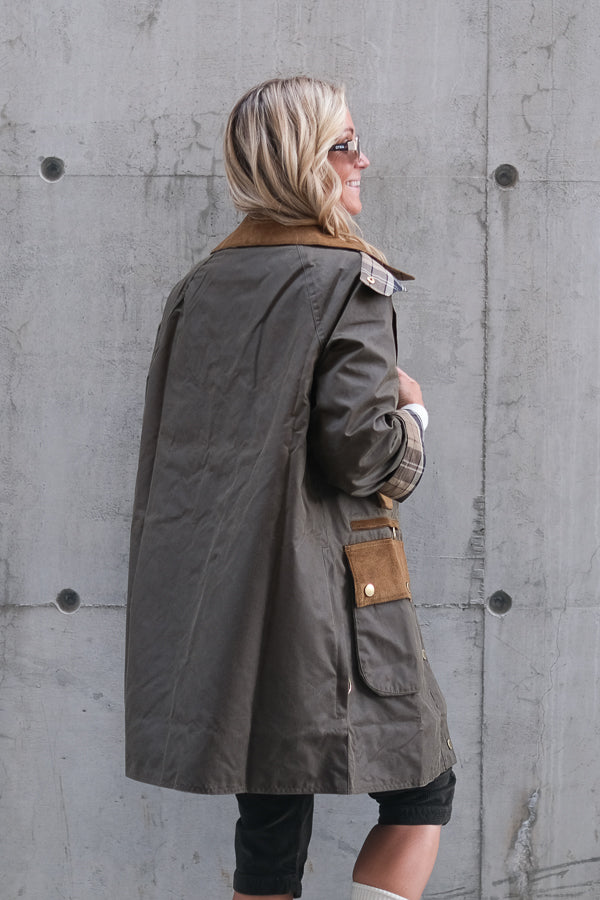 Modern Beaufort Wax Jacket Beech