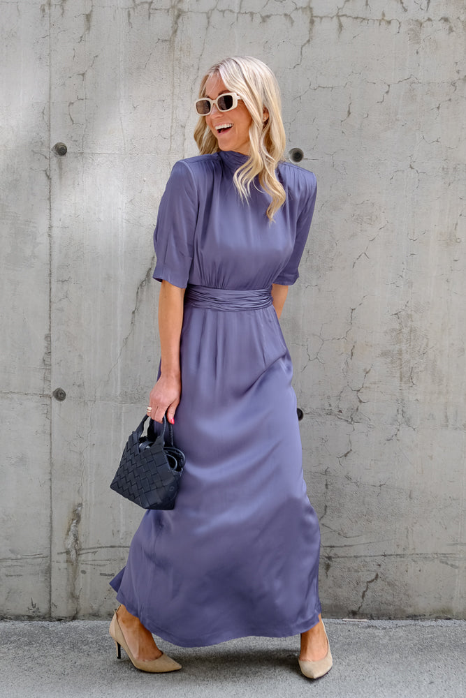 Beronia Dress Mid Blue