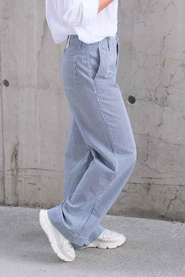 Erica Pants Blue Stripe
