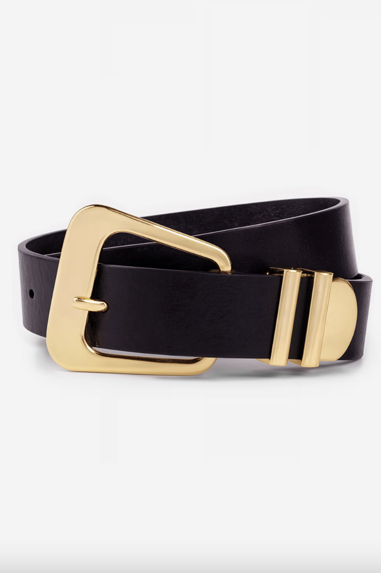 Bennet Belt Black Gold