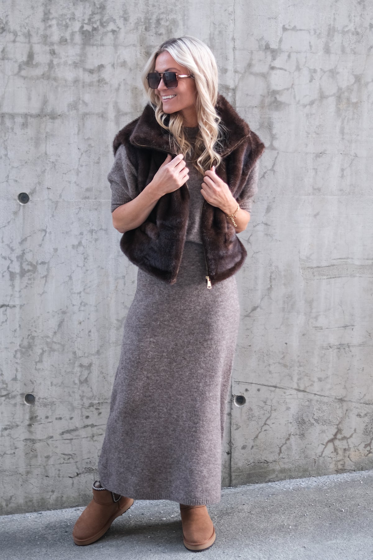 St. Moritz Vest Brun