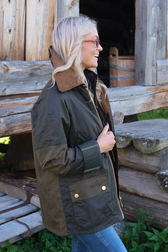 Allerston Wax Jacket Olive