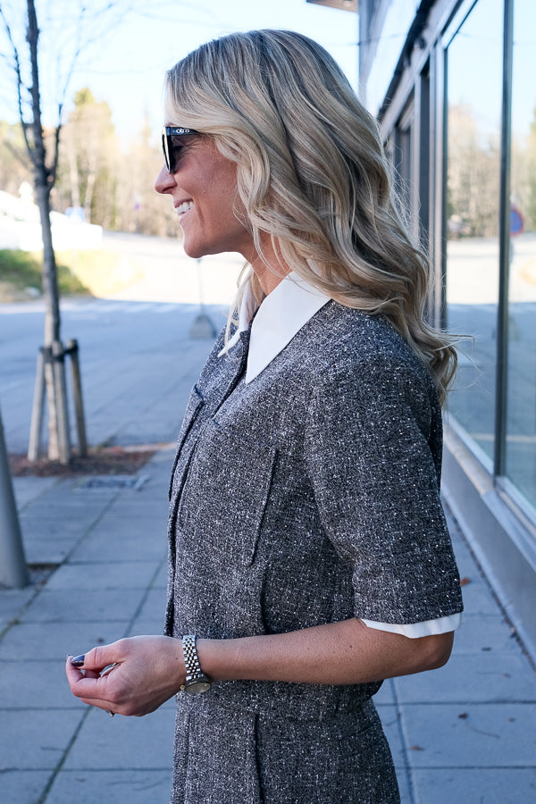 Lino Jacket Carbone