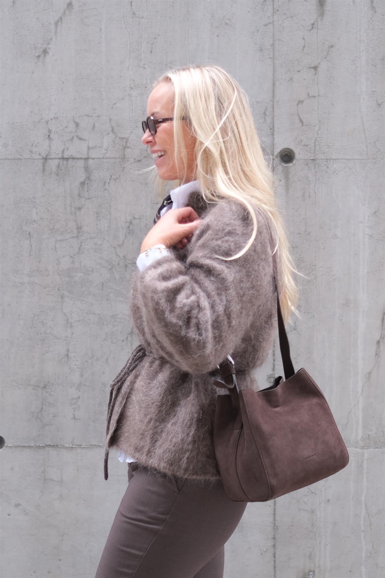 Sac Mini Suede Truffle