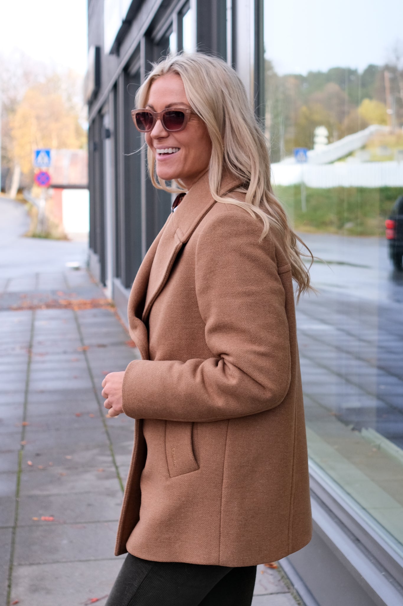 Indie Military Wool Peacoat Camel