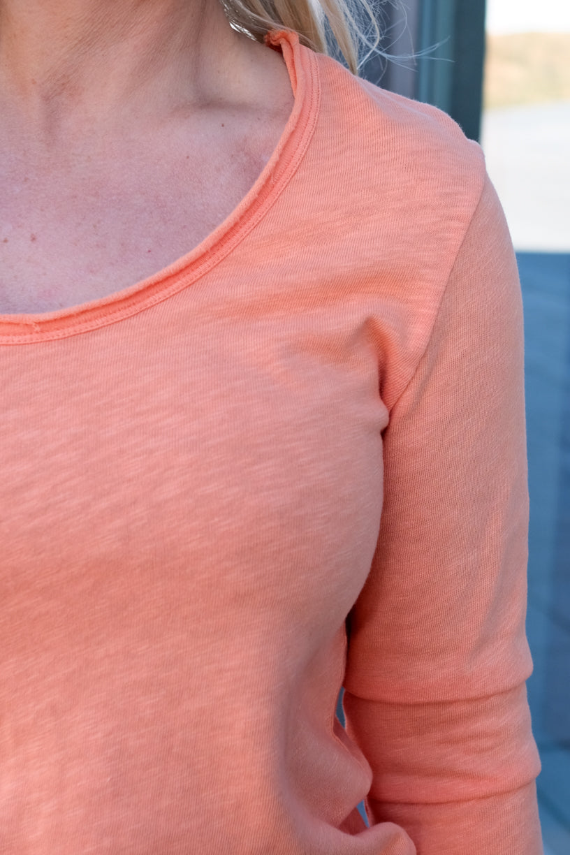 Sonoma Longsleeve Boatneck Abricotine