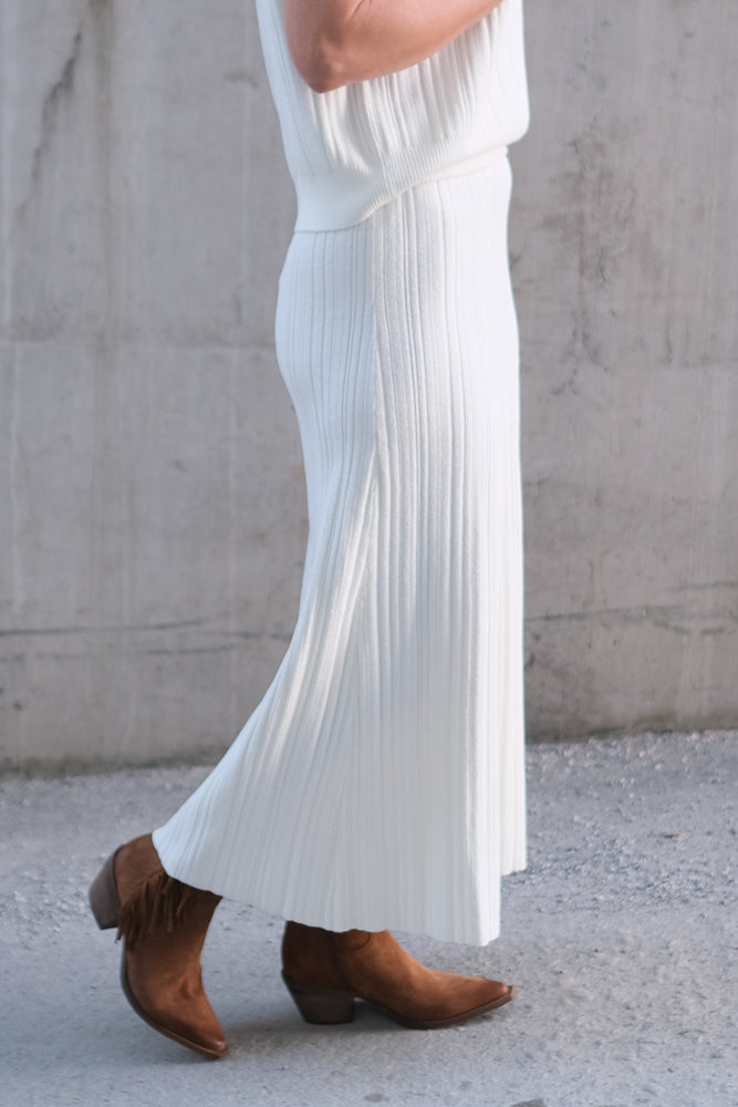 Manon Knitted Skirt Off-White