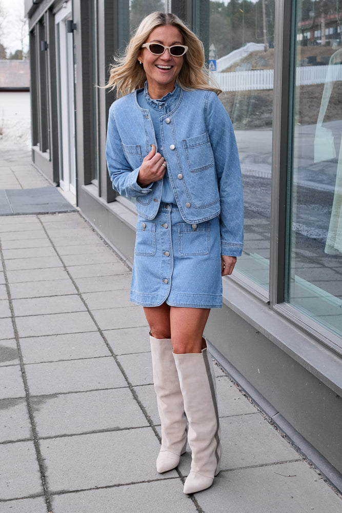 Delya Jacket Jeans Clair