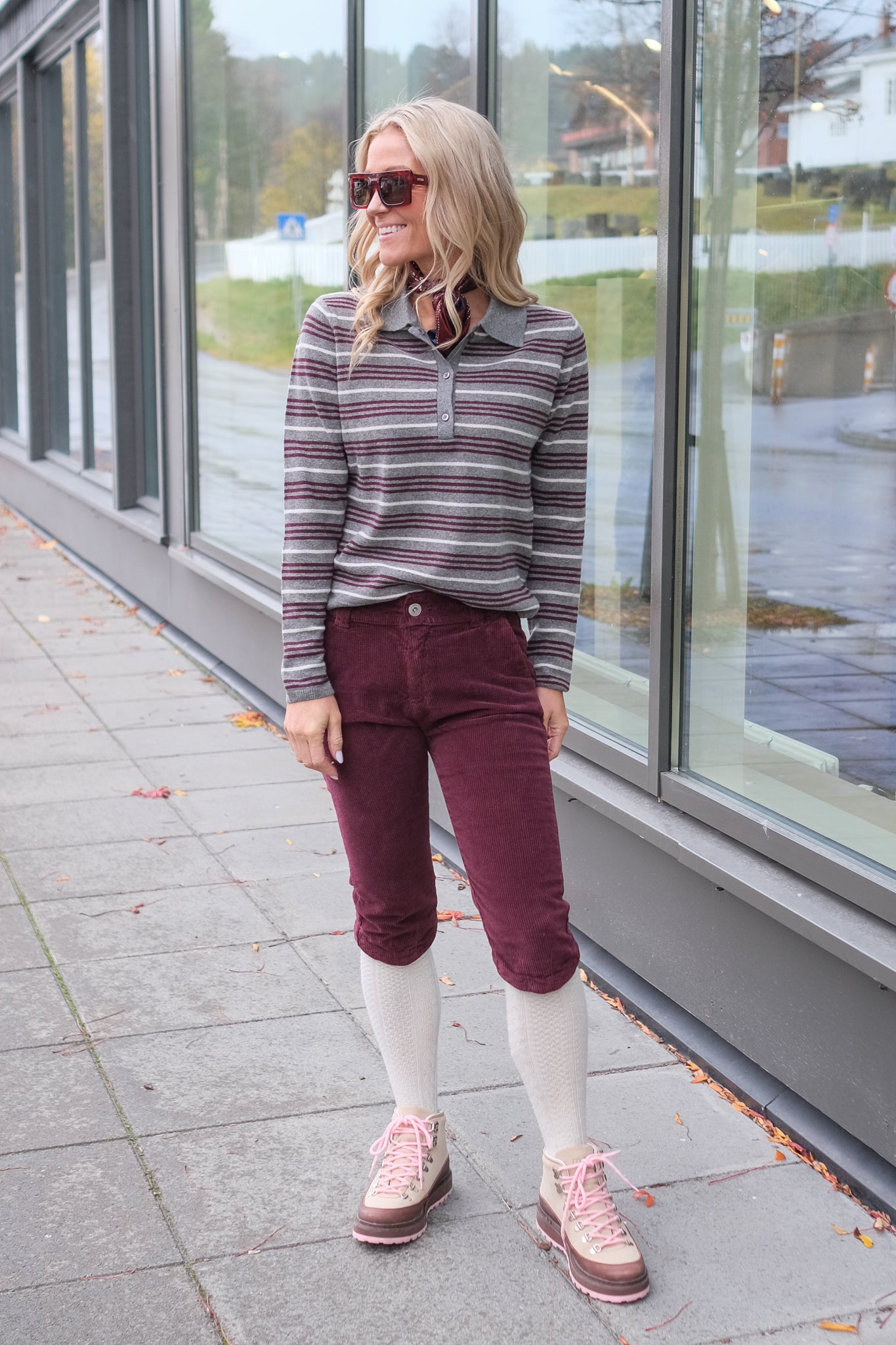 Aspen Cord Knickers Bordeaux