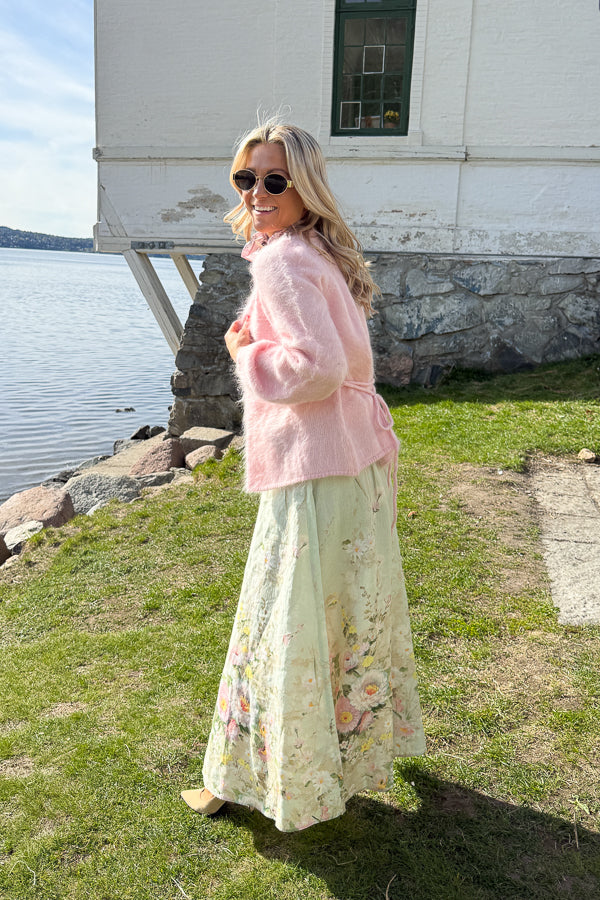 Fredrikke Chunky Cardigan Pink
