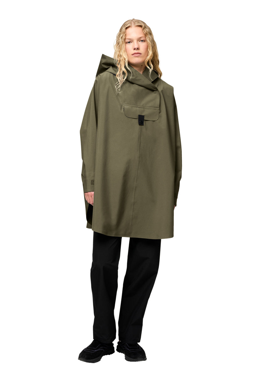 Bergen Poncho Grape Leaf
