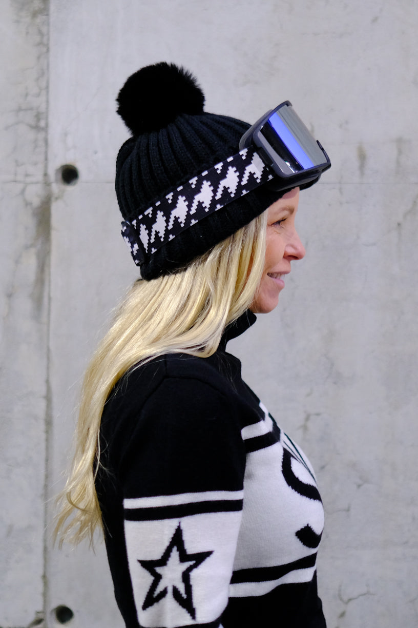 Goggles Houndstooth Black/Snow White