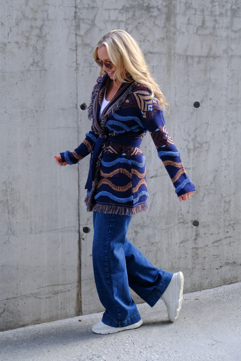 Harmoni Cardigan Navy
