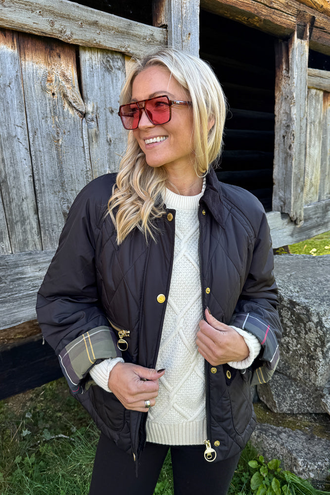 Martha Quilted Jacket Black