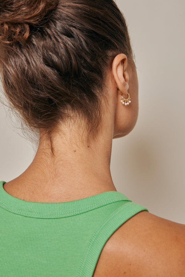Earrings Astrid Pearl Gold