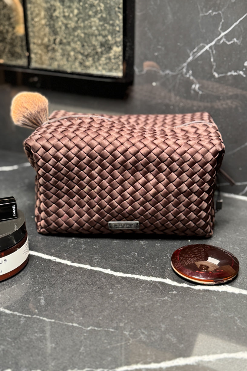 Day Braiding Washbag Chocolate Plum