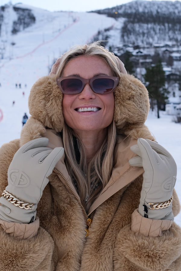 Fluffy Ear Warmers Caramello