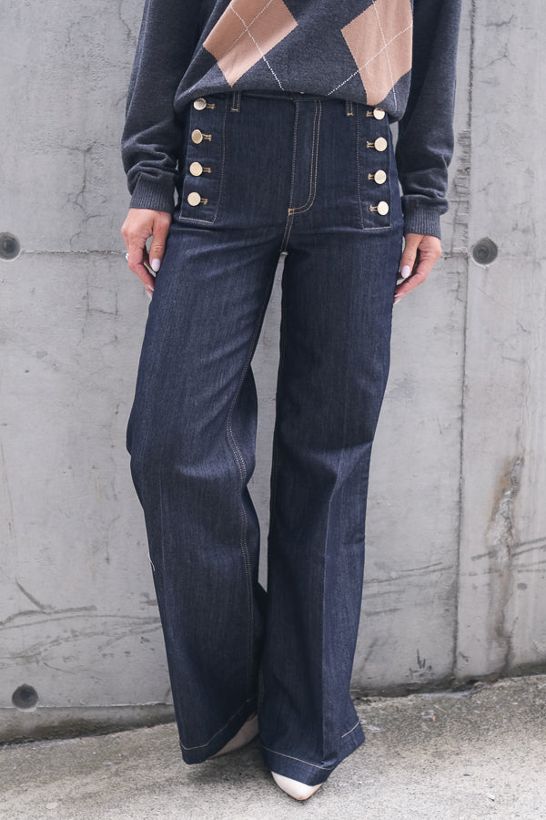 Giudith Pants Dark Denim Rinse