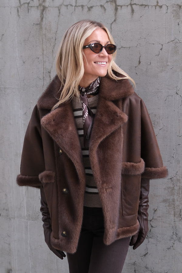 Clara Faux Mink Choco
