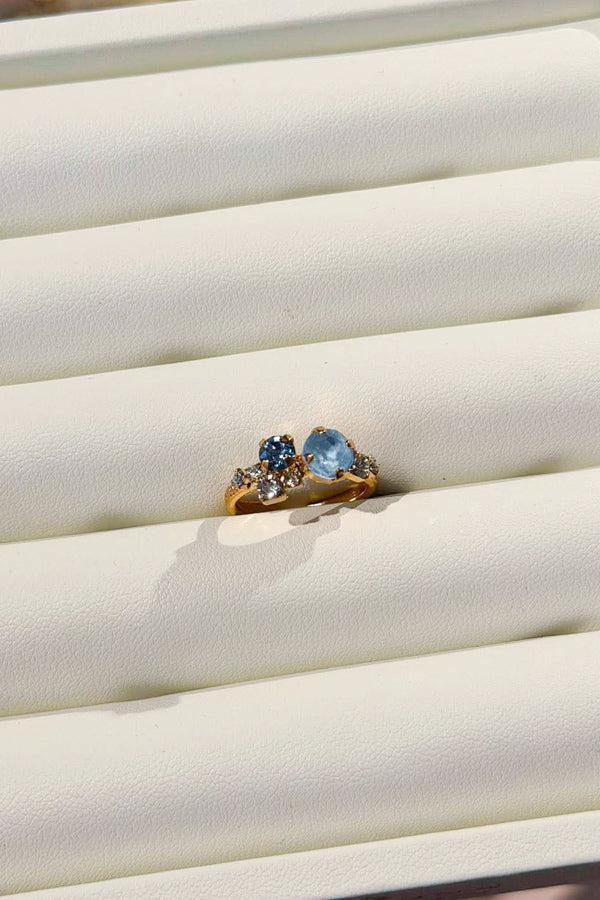 Stardust Ring Gold Sky Combo