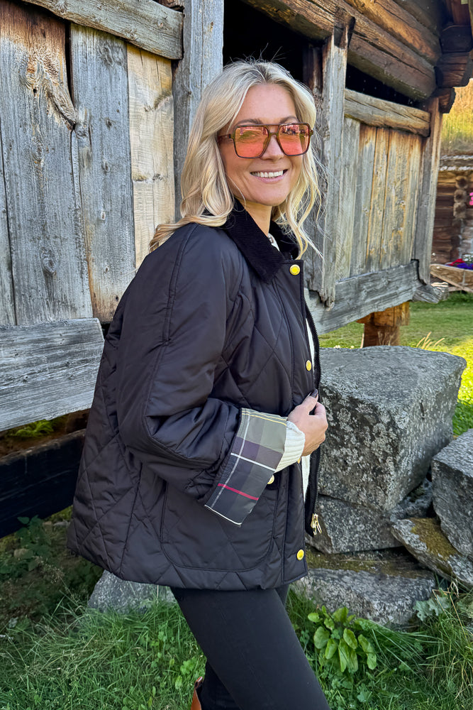 Martha Quilted Jacket Black
