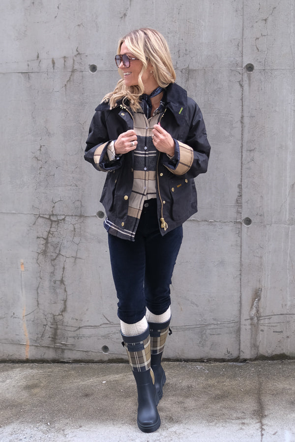 Icons Modern Spey Waxed Jacket Navy