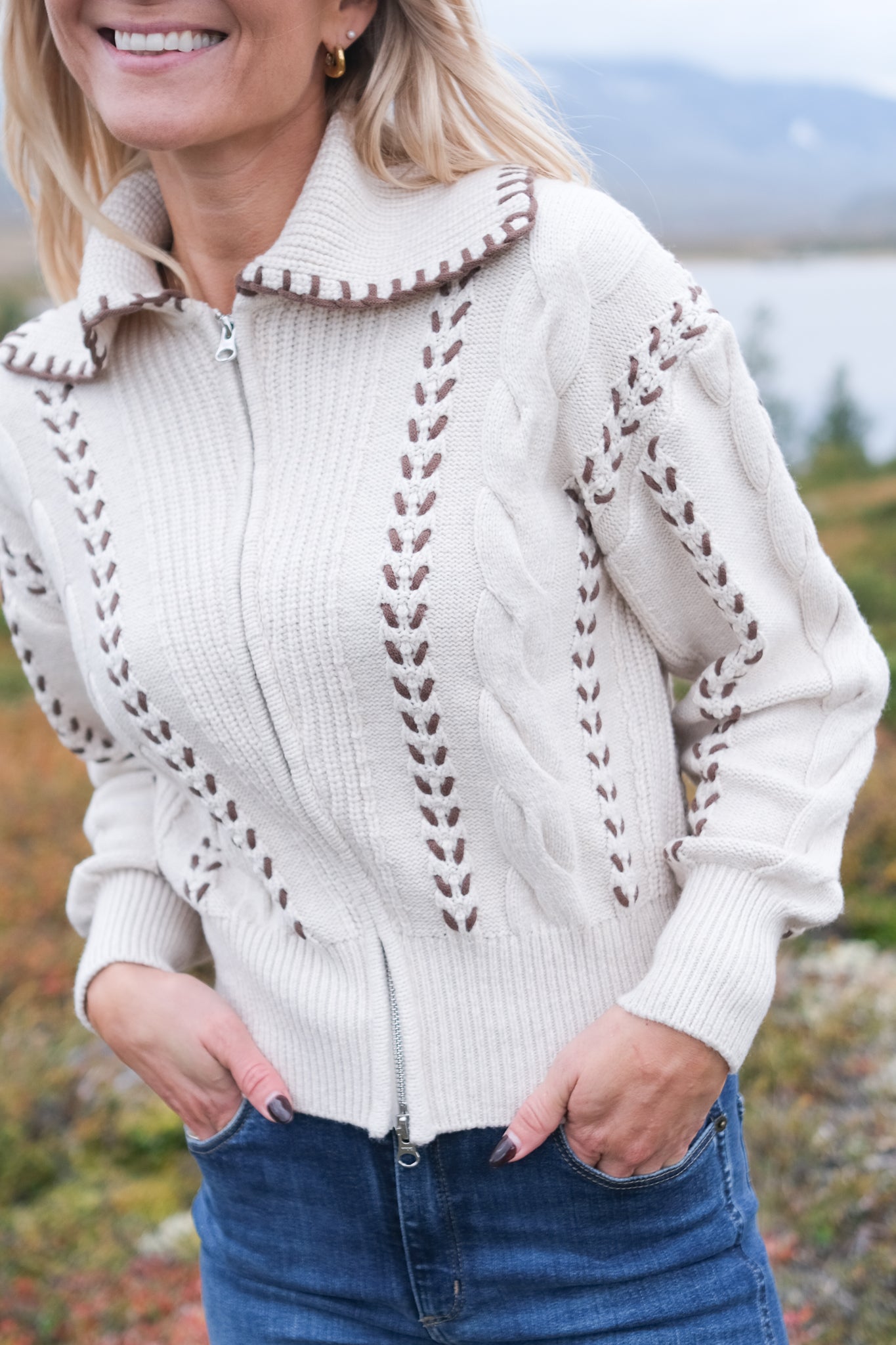 Lune Sweater Oatmeal Brown