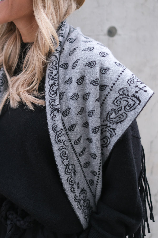 The Wild Rag Black / Heather Grey