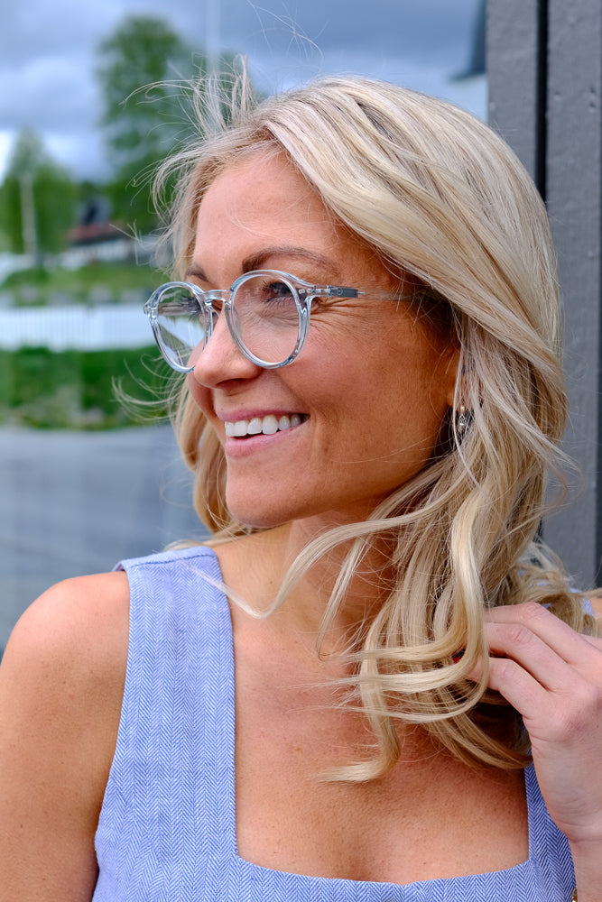 Reading Glasses #D Frozen Blue