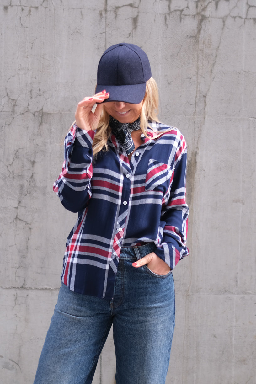 Hunter Shirt Bleacher Blue
