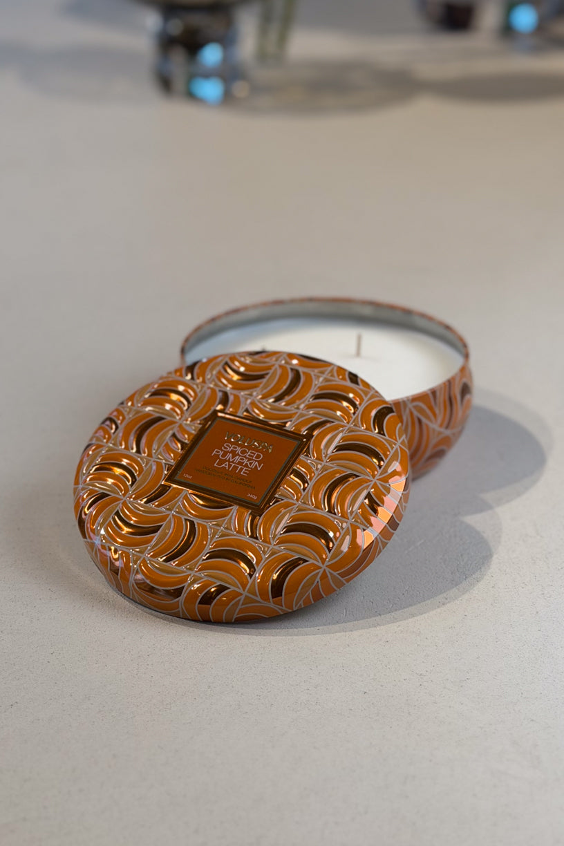 3 Wick Candle 40tim Spiced Pumpkin Latte