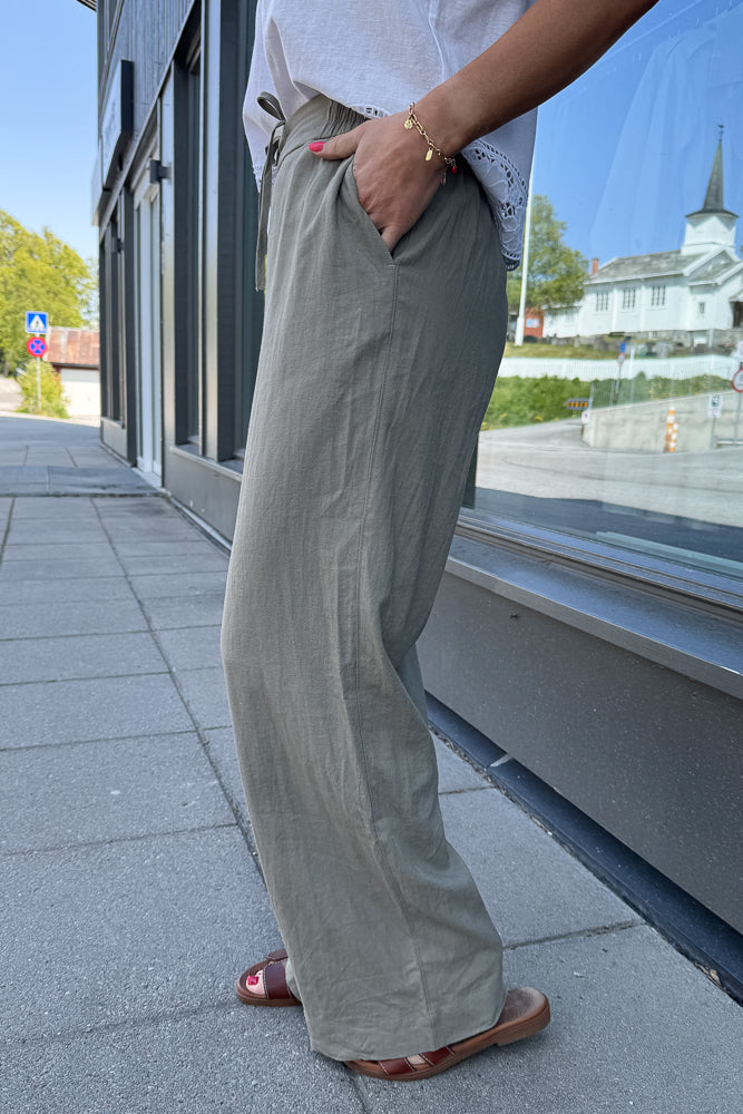 Linea Pants Regular Light Army