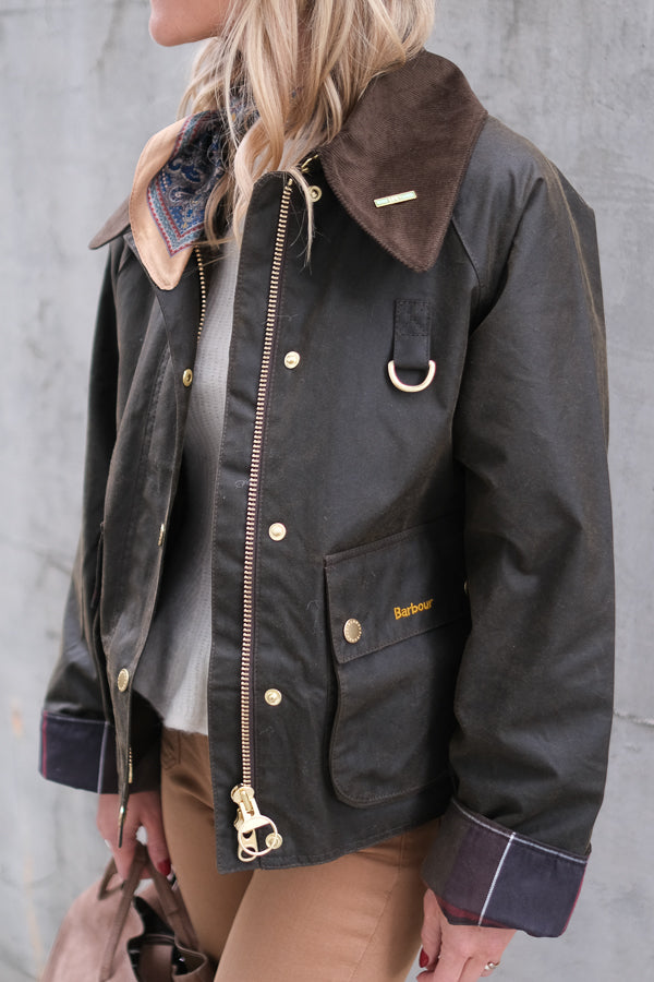 Icons Modern Spey Waxed Jacket Olive