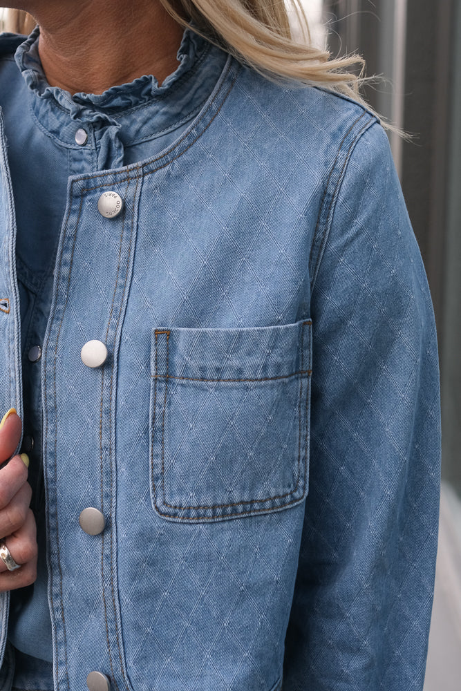 Delya Jacket Jeans Clair