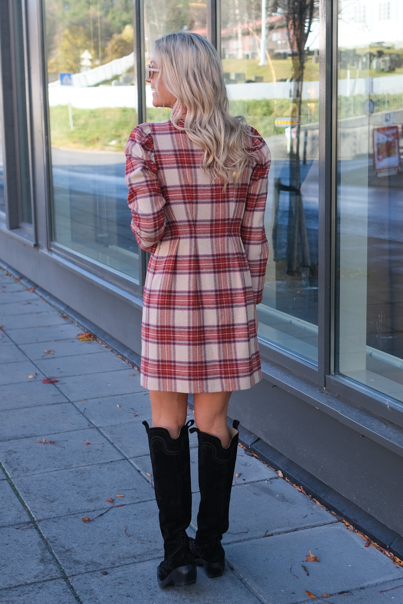 Tailored Mini Dress Checks