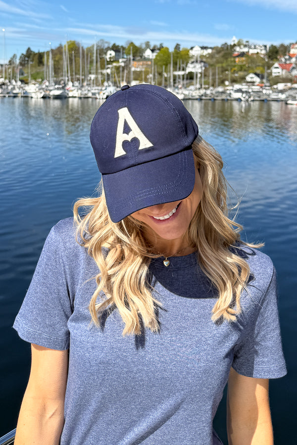 Eden Heart Caps Dk Navy