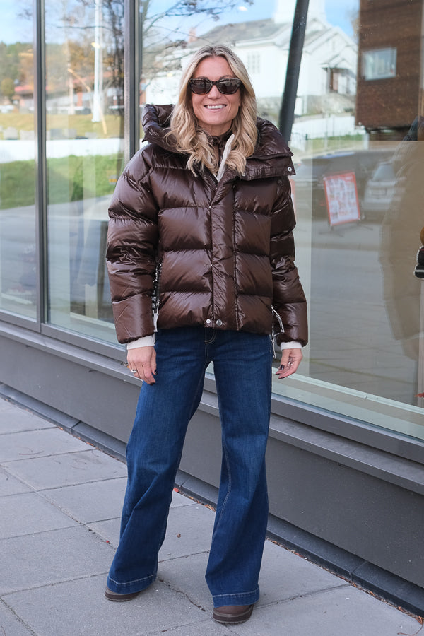 Ginny Short Down Jacket Coffee