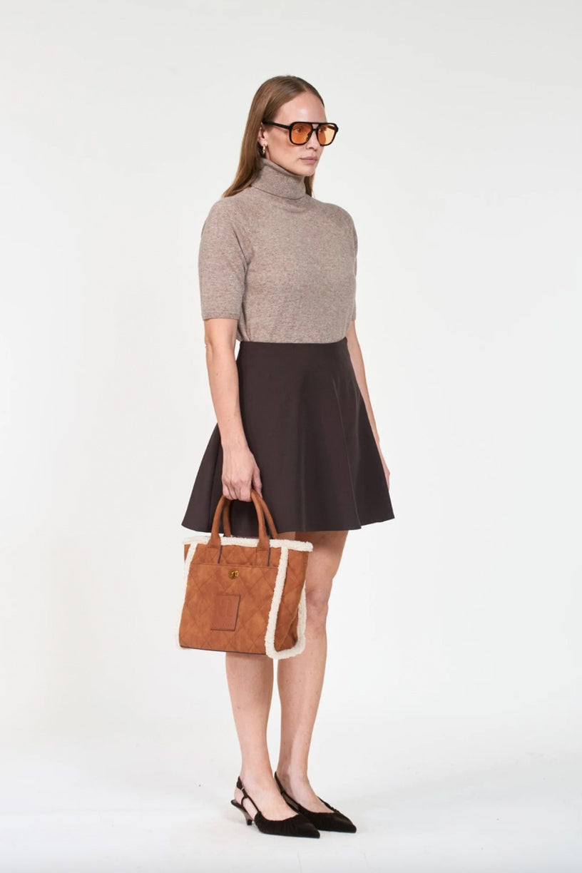 Darcy Mini Shearling Chestnut