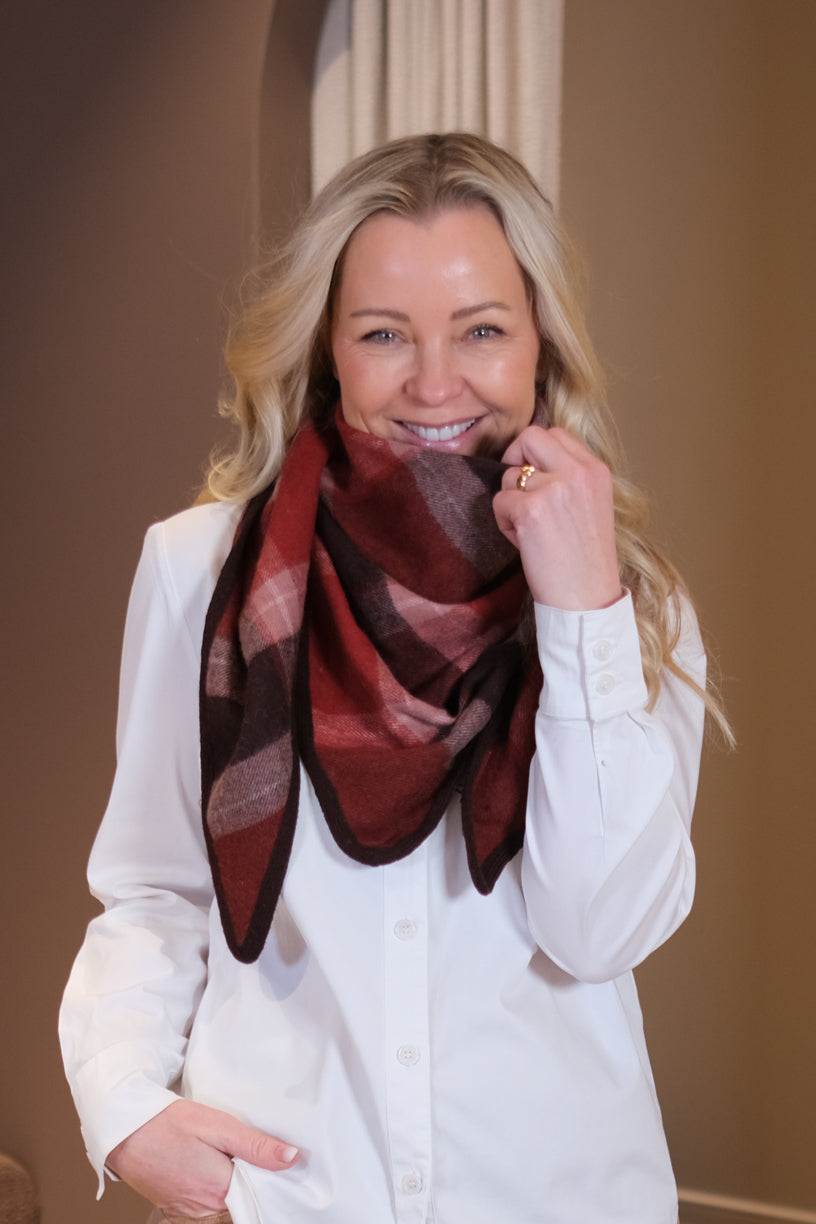 Oxford Trekantet Skjerf Oransje