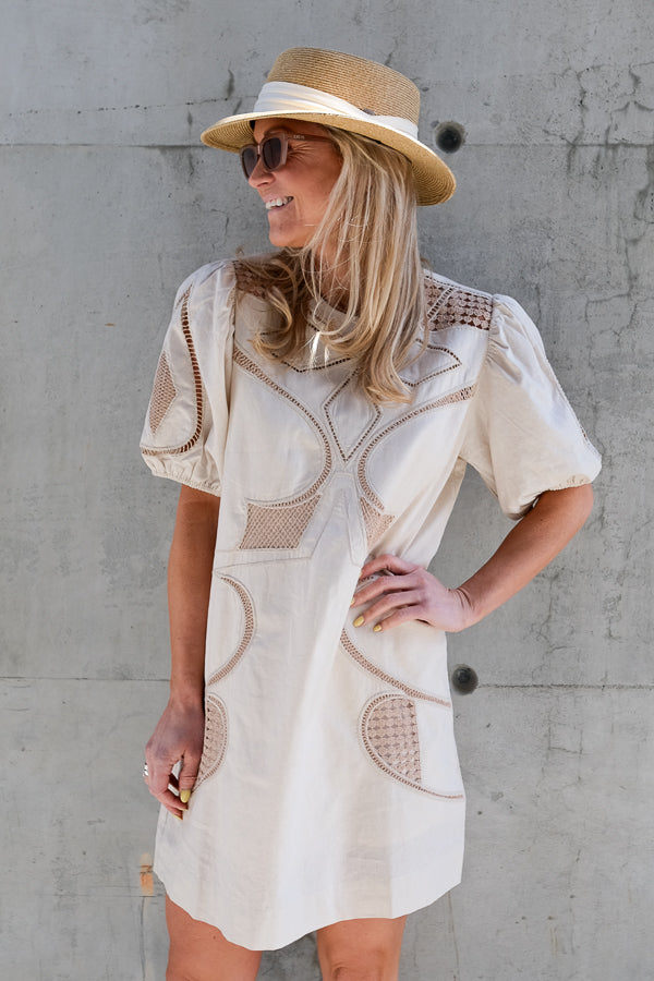 Clea Dress Beige