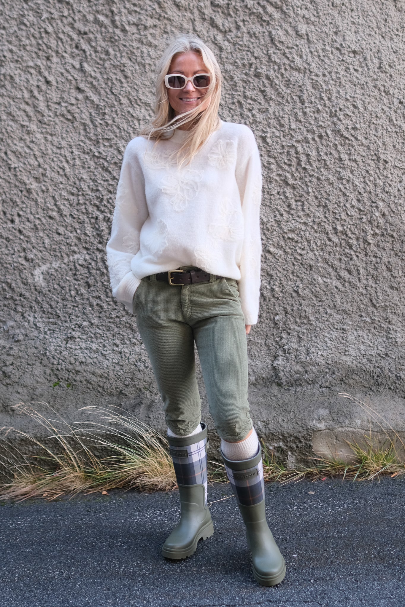 Bellarose Knit O-neck Sweater Tofu