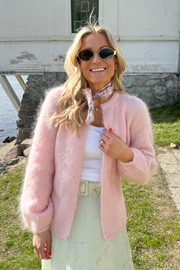 Fredrikke Chunky Cardigan Pink