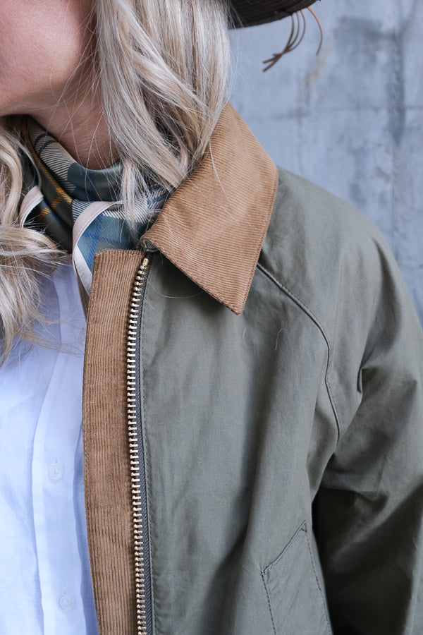 Laneshaw Casual Jacket Dusky Green